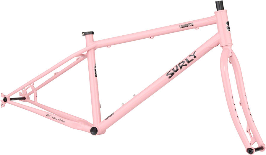 Surly Lowside Frameset - 26", Steel, New Pig Smell, Small