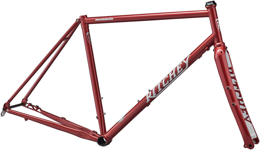 Ritchey Montebello Frameset - 700c, Steel, Hot Sauce, X-Small