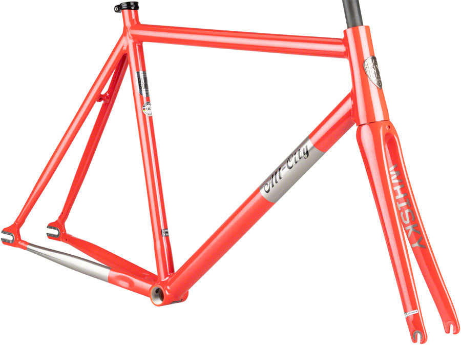 All-City Thunderdome Frameset - 700c, Aluminum, Hot Pink Blink, 61cm