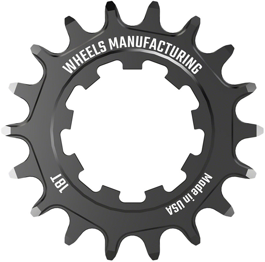 Wheels Manufacturing SOLO-SPEED Cog - 18t, Fits SOLO-SPLINE and SOLO-XD kits, Black