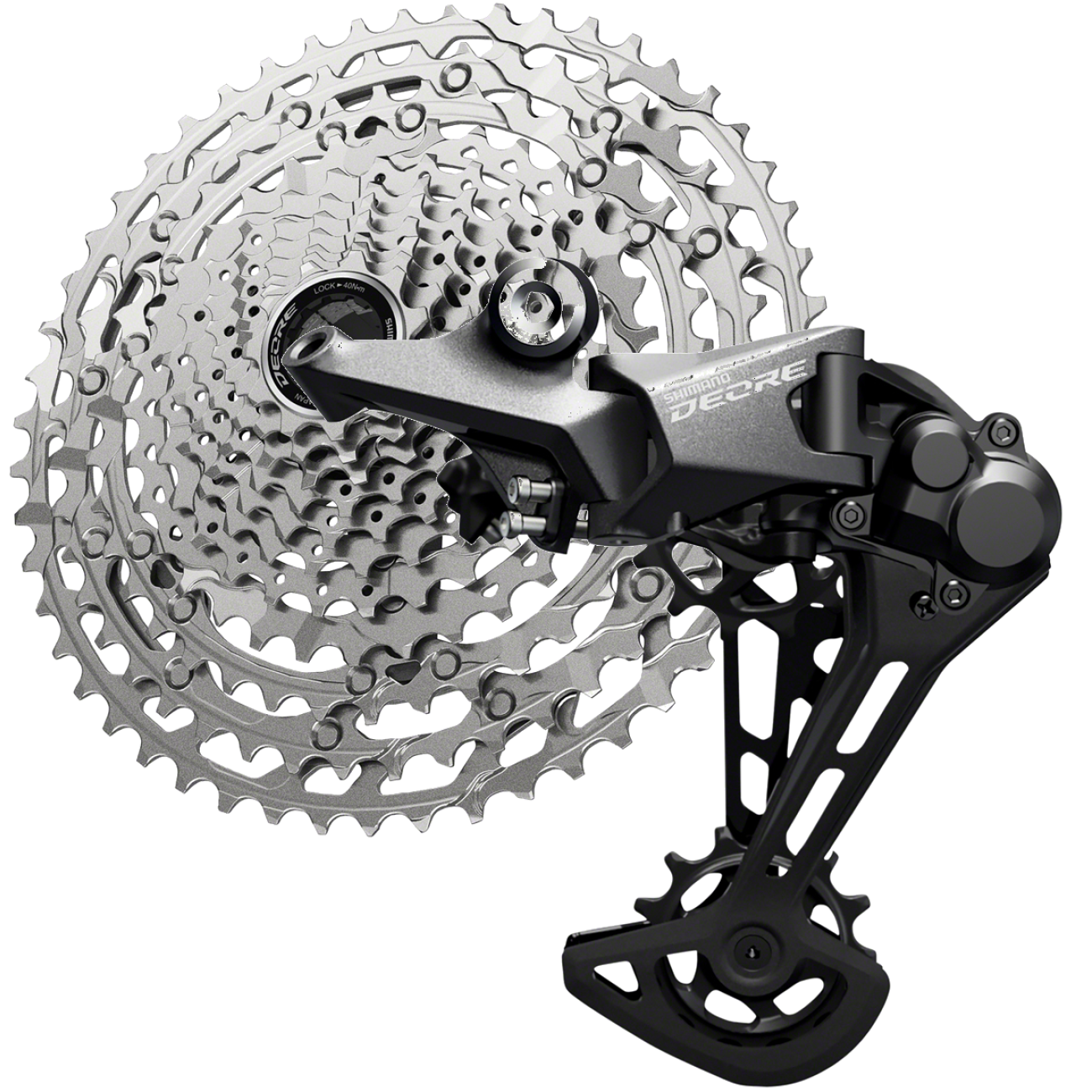 Shimano Deore M5100 11-Speed Bike Components BundleCassette & Rear Derailleur for Mountain Taming