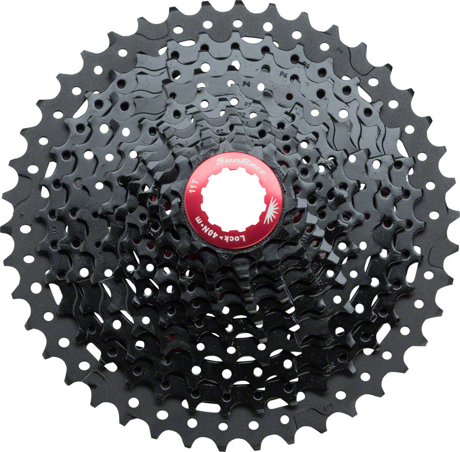 SunRace MX8 Cassette - 11 Speed 11-42t Black Bicycle Part Shimano Cassette Body