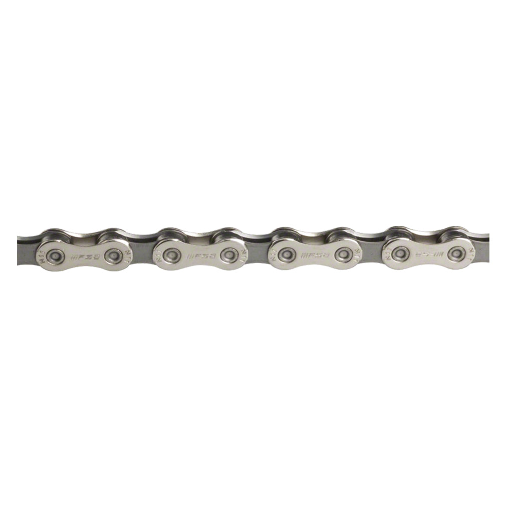 Full Speed Ahead Team Issue Chain 11-Spd 117 Links Silver Nickel Plated