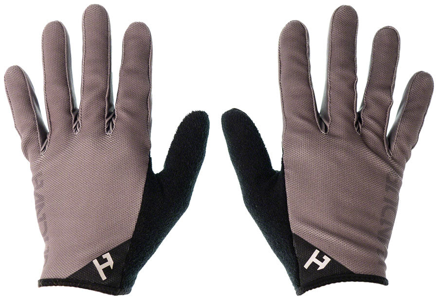 Handup Most Days Gloves – Steel Gray Full-Finger Cycling Gloves with UPF Sun Protection, Touch Screen Compatibility & Breathable Mesh for Warm Weather Riding