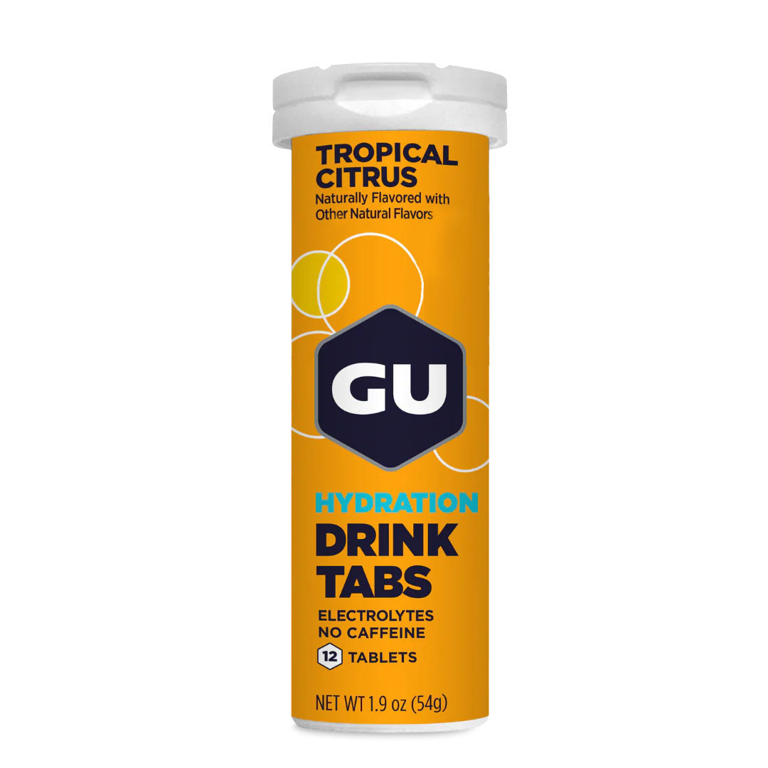 GU Hydration Tabs, Tropical Citrus, 12/Count