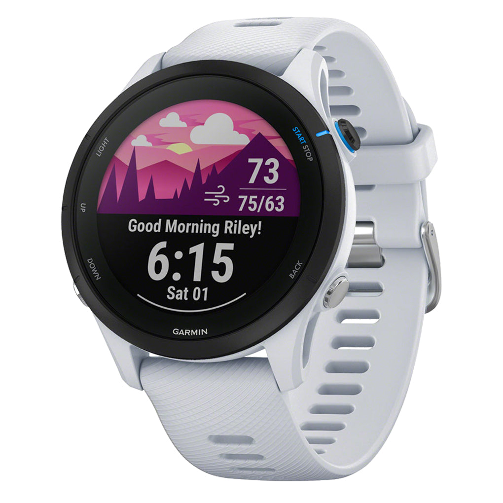 Garmin Forerunner 255 Music GPS Smartwatch - 45.6mm, Whitestone