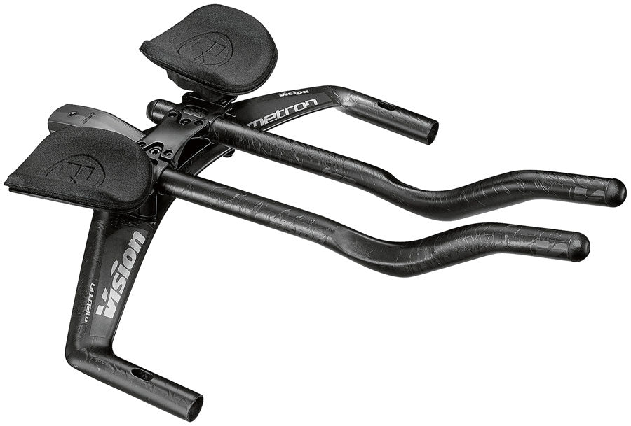 Vision TFA Integrated Handlebar/Aero Bar - Carbon, Integrated 90mm, 40cm, Black, JS Bend