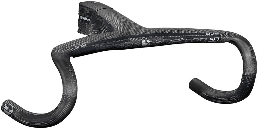 Vision Metron 5D ACR 3K Integrated Handlebar, 110mm Stem Length, 400mm Width, -6° Angle, Internal Cable Routing (ACR) –