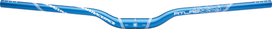 RaceFace Atlas Riser Handlebar 31.8mmx785mm 11/4 Rise 8° Back 4°Up Blue Aluminum