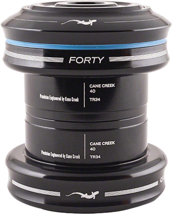 Cane Creek 40 Series EC34/28.6 EC34/30 Headset Black 1 1/8" Straight Steerer