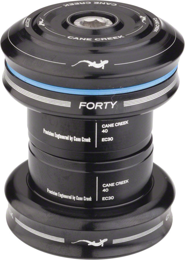 Cane Creek 40 Series EC30/25.4 EC30/26 Headset 1" Straight Steerer Black