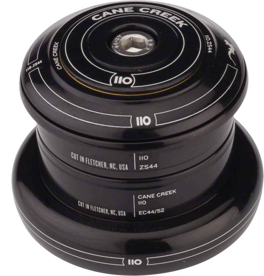 Cane Creek 110 ZS44/28.6 EC44/40 Headset Black Sealed Stainless Bearings