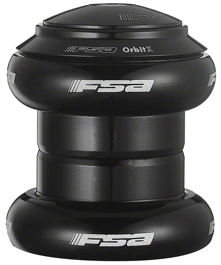 FSA Orbit X 1 Black Threadless Headset CNC Machined Aluminum Cups Bike Bicycle