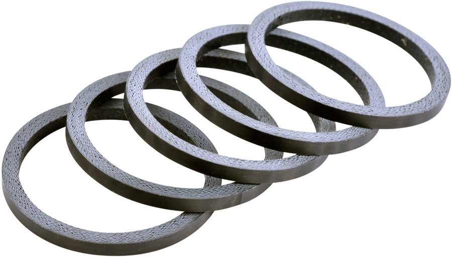 Premium Carbon Headset Spacers for Bike Compatibility & Performance — 1-1/8", Matte Finish, Multiple Thickness Options