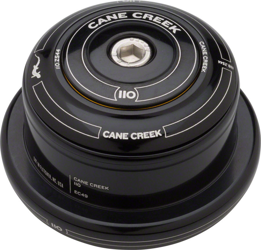 Cane Creek 110 ZS44/28.6 EC49/40 Headset Black Sealed Stainless Bearings