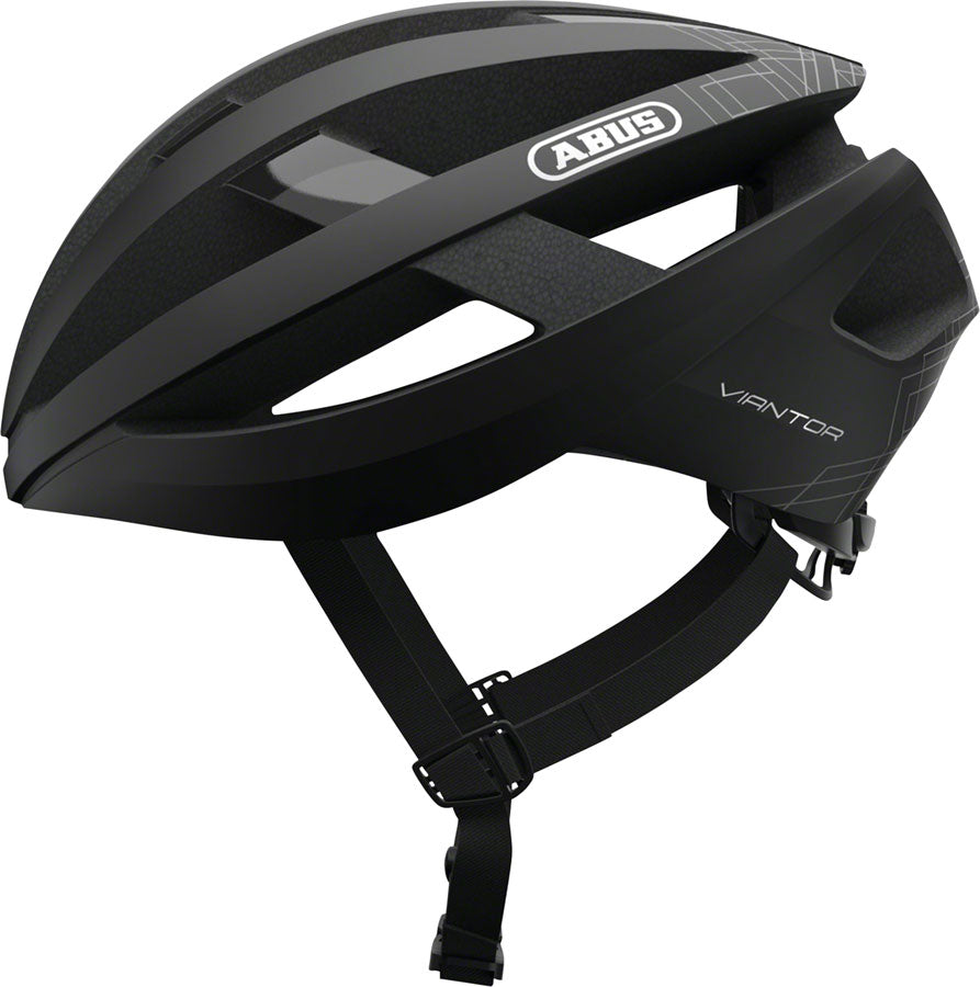 Road Bike Helmet Abus Viantor Multi-Shell In-Mold ActiCage Zoom Ace Fit Velvet Black Small