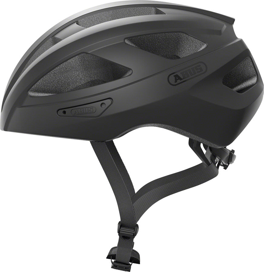 Bike Helmet Abus Macator Zoom Ace Urban Fit System Fidlock Buckle Velvet Black, Small
