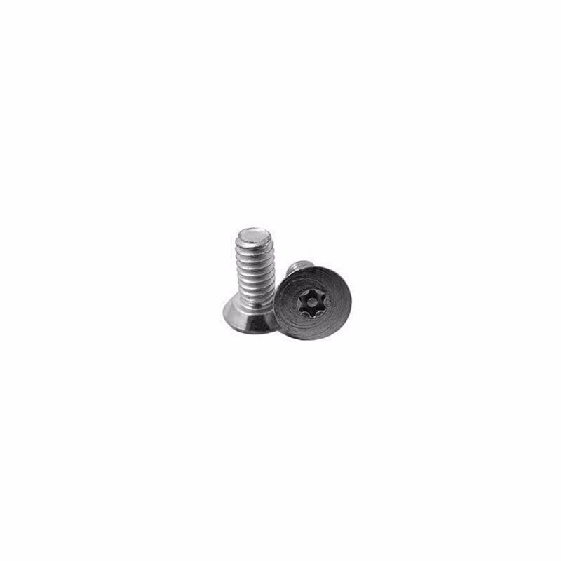 HES 157 Flat Head Torx Screw, (2) 12-24 Unc X 1/2 Inch, Tamper-Resistant, Pin-In Torx Screw