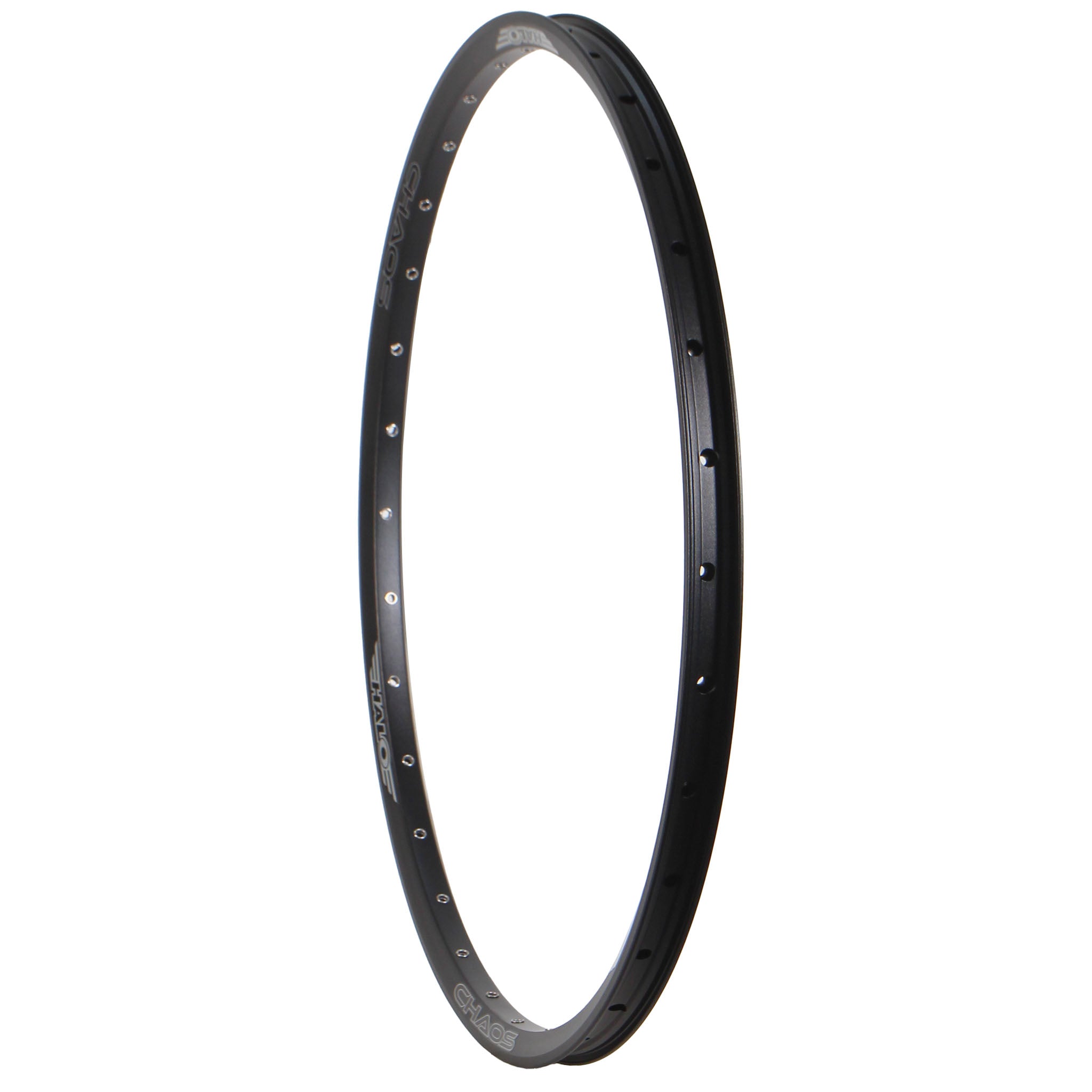Halo Chaos 26" Aluminum Disc Rim – Tubeless Enduro/Downhill Wheel with Heat-Treated Technology, 32h, 20mm Depth, Black & Gray Editions