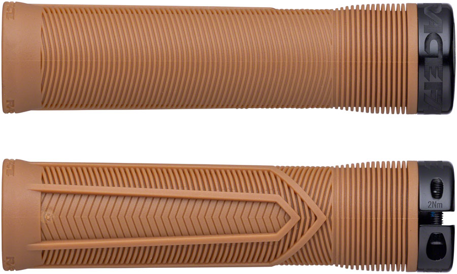 RaceFace Chester Grips - Lock-On, Gum/Black, 34mm