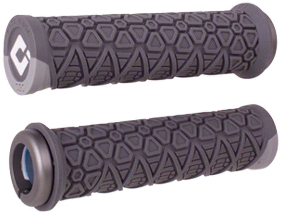 ODI Vanquish Grips - Graphite/Gray, Lock-On