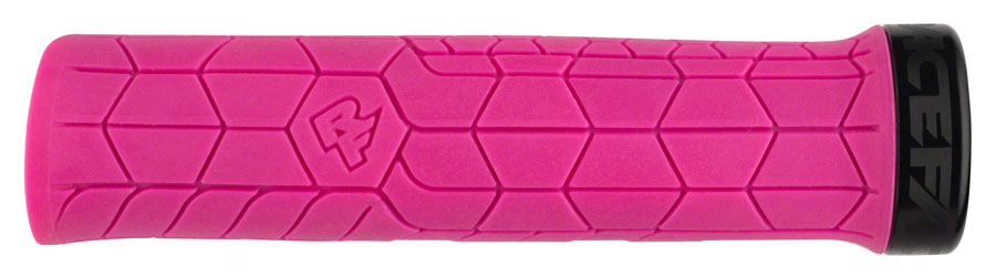 RaceFace Getta Grips - Magenta, 30mm Directional Hex Pattern Rubber Grips