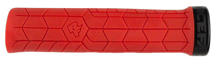RaceFace Getta Grips - Red, 33mm Tapered Inner Core And Single Lock-On Clamp