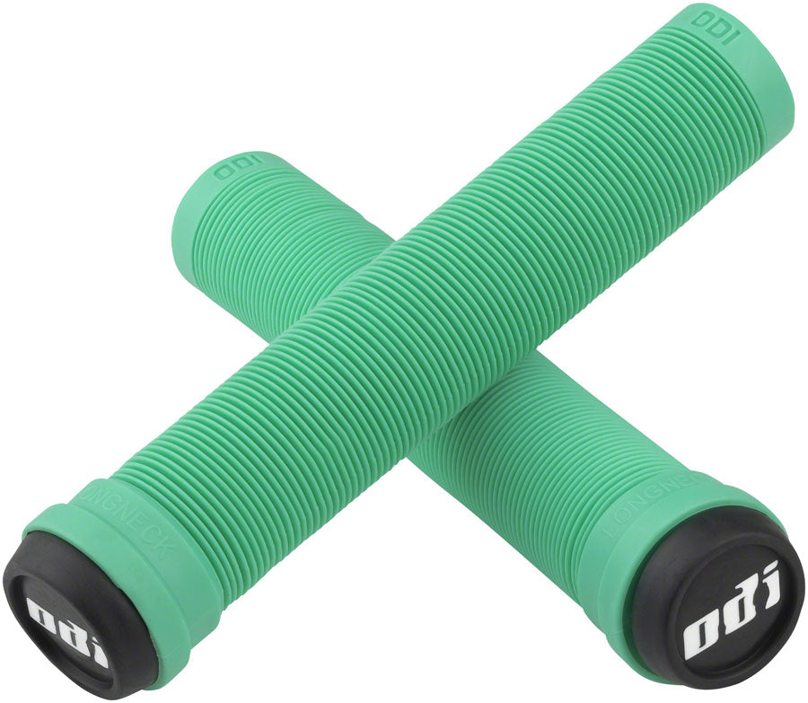 ODI Soft X-Longneck Grips - Mint, 160mm Push In Style End Plug