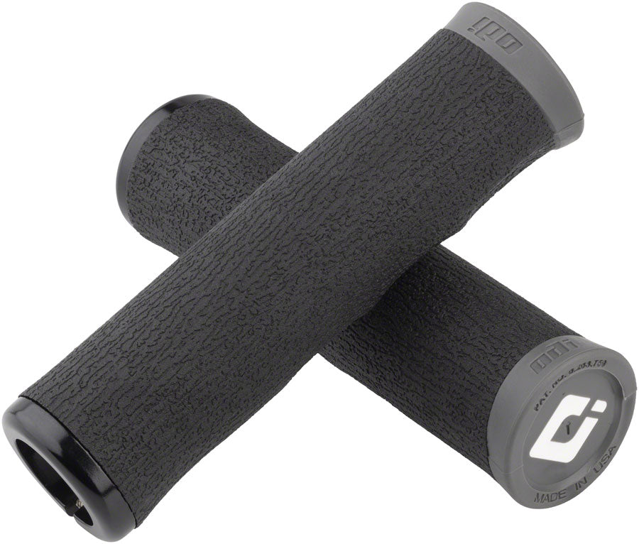 ODI Dread Lock Grips - Black, Lock-On Soft TPE End