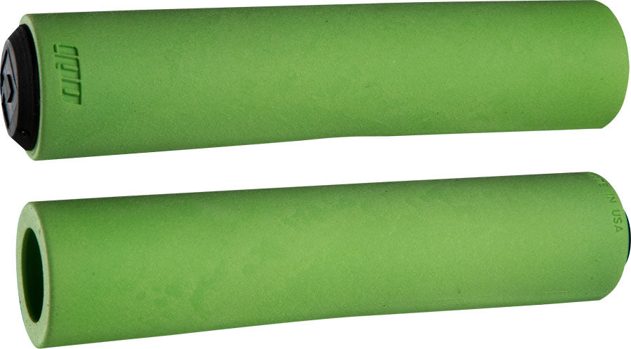 ODI F-1 Float Grips Green, 130mm Long, 31.5mm Medium Diameter