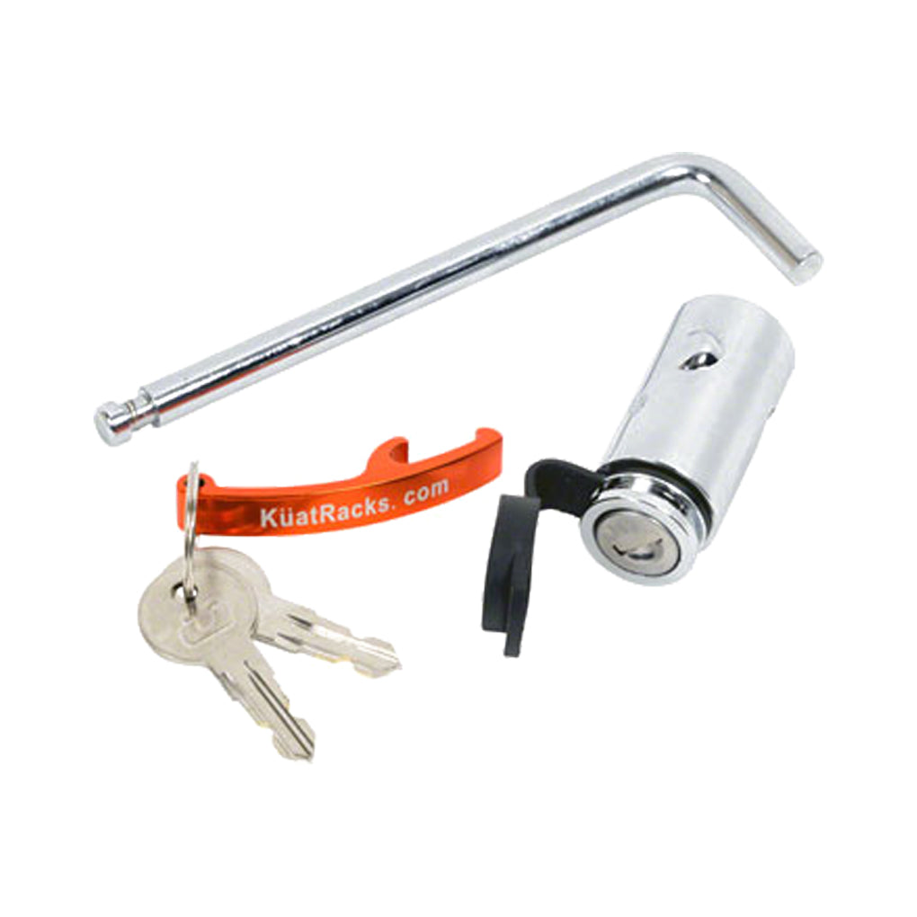 Kuat Hitch Lock for 1.25" & 2" Receiver Racks — Secure Bike Rack Locks with Durable Pin & Anti-Theft Protection