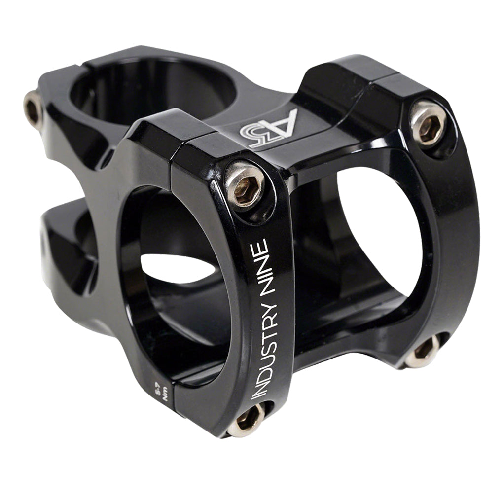 Industry Nine A35 Stem - 50mm, 35mm Clamp, +/-6, 1 1/8", Aluminum, Black