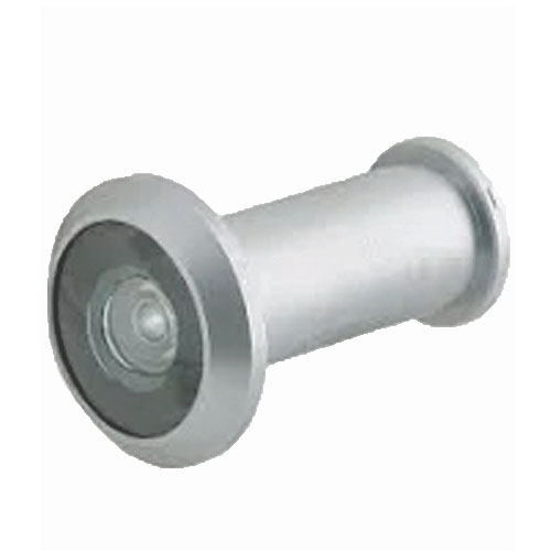 698 Ives Brass Wide-Angle One-Way Door Viewer, 190°