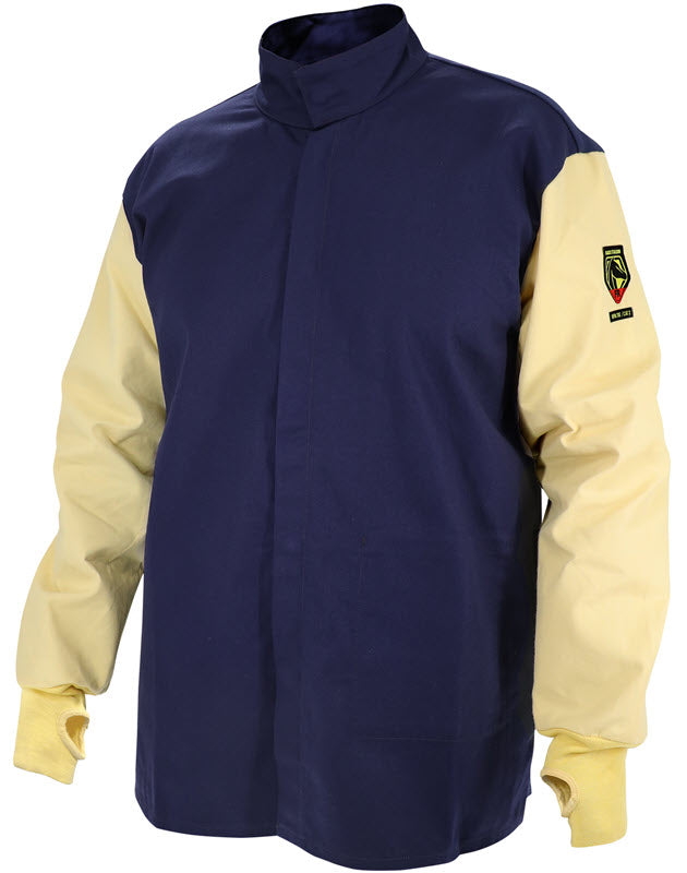 Black Stallion AR/FR Hybrid Cotton/Aramid Welding Jacket JH3025-NY