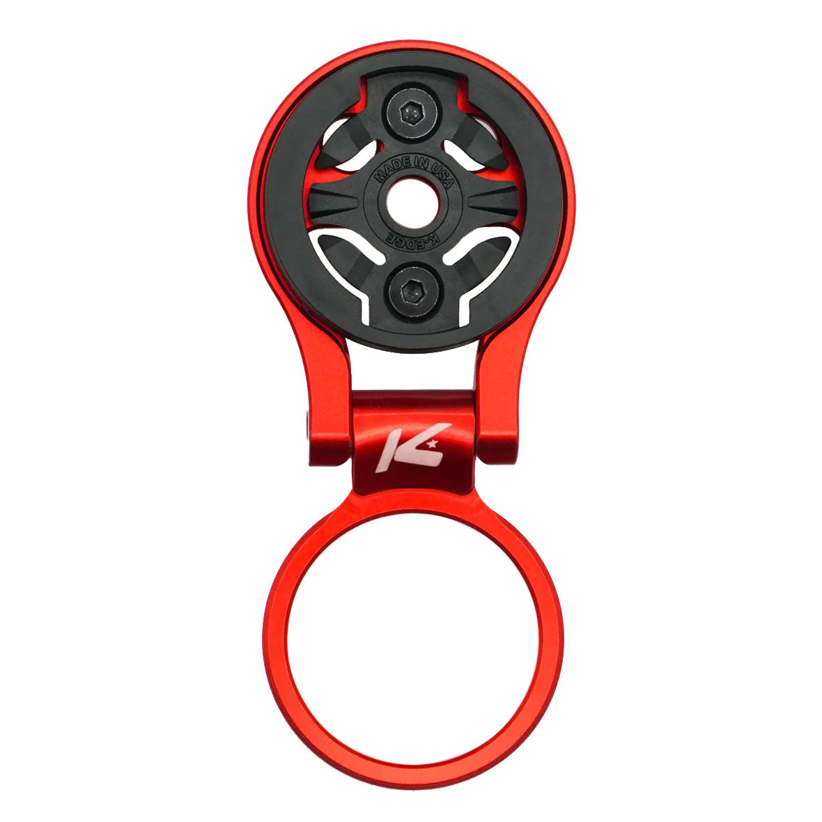 K-Edge Garmin Race Stem Mount, Adjustable, Red Anodized