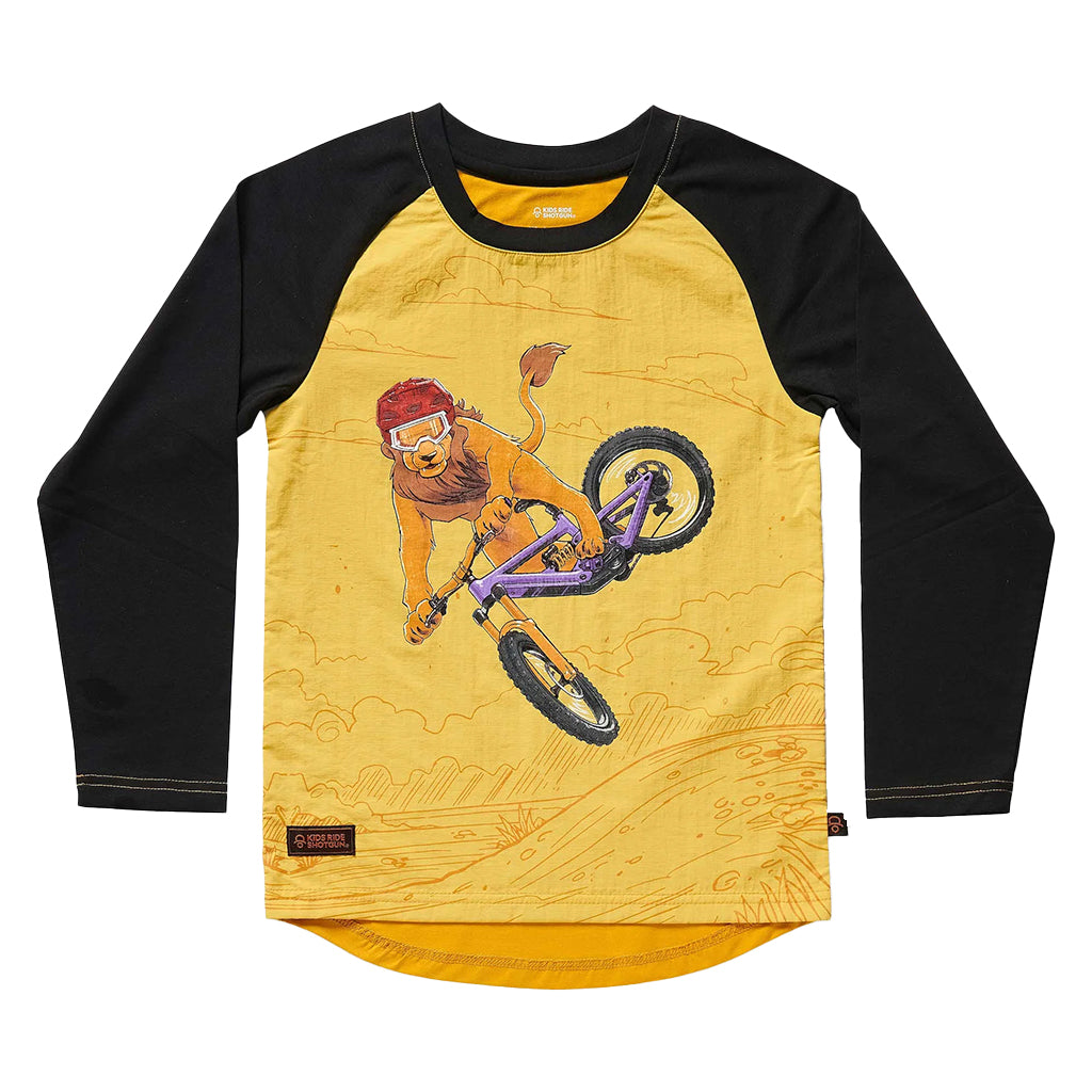 Kids MTB Windproof Jersey for Trail & Adventure - Eco-Friendly, Breathable, Wind-Resistant, Long Sleeve, Youth Cycling Apparel for Young Riders