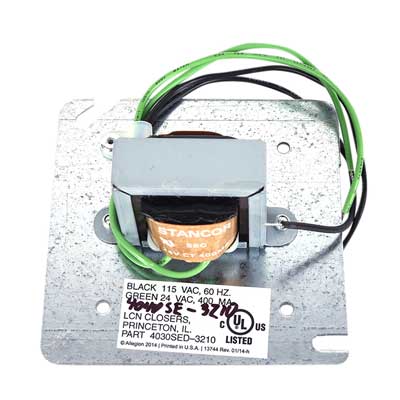 LCN 4040SE-3210.689 Single Point Hold Open SE Transformer Powder Coat, US28/689 Aluminum Finish