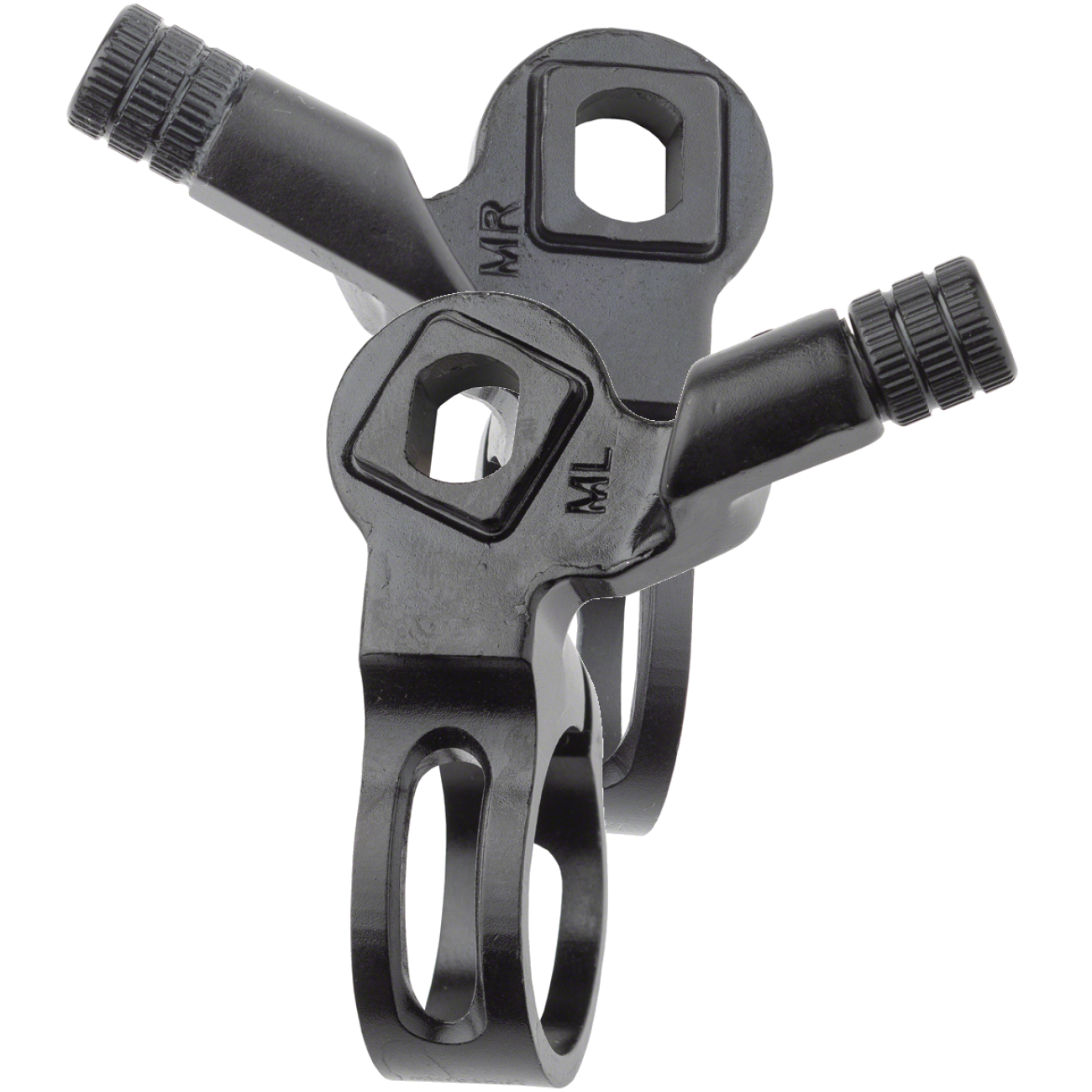 microSHIFT Mountain Pull Thumb Shifter Mounts Set Lightweight Alloy, 22.2mm Clamp, Compatible with 10-12 Speed & ADVENT Models