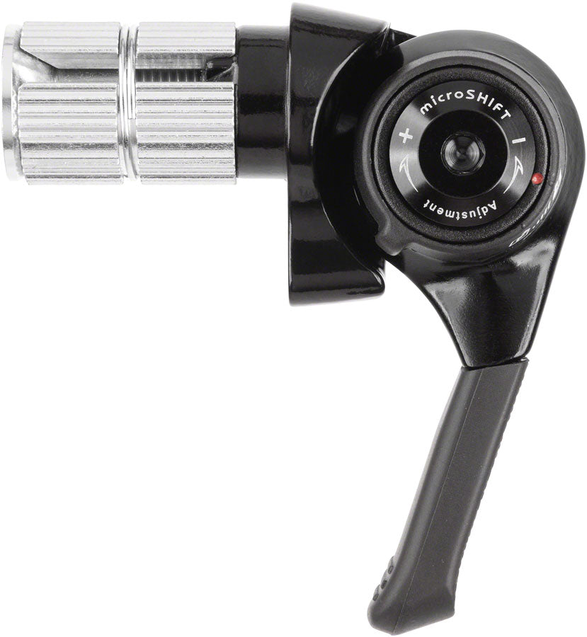 microSHIFT BS-G10-R Right Bar End Shifter - 10-Speed, Compatible with Sword and Advent X 10-Speed Derailleurs, Black