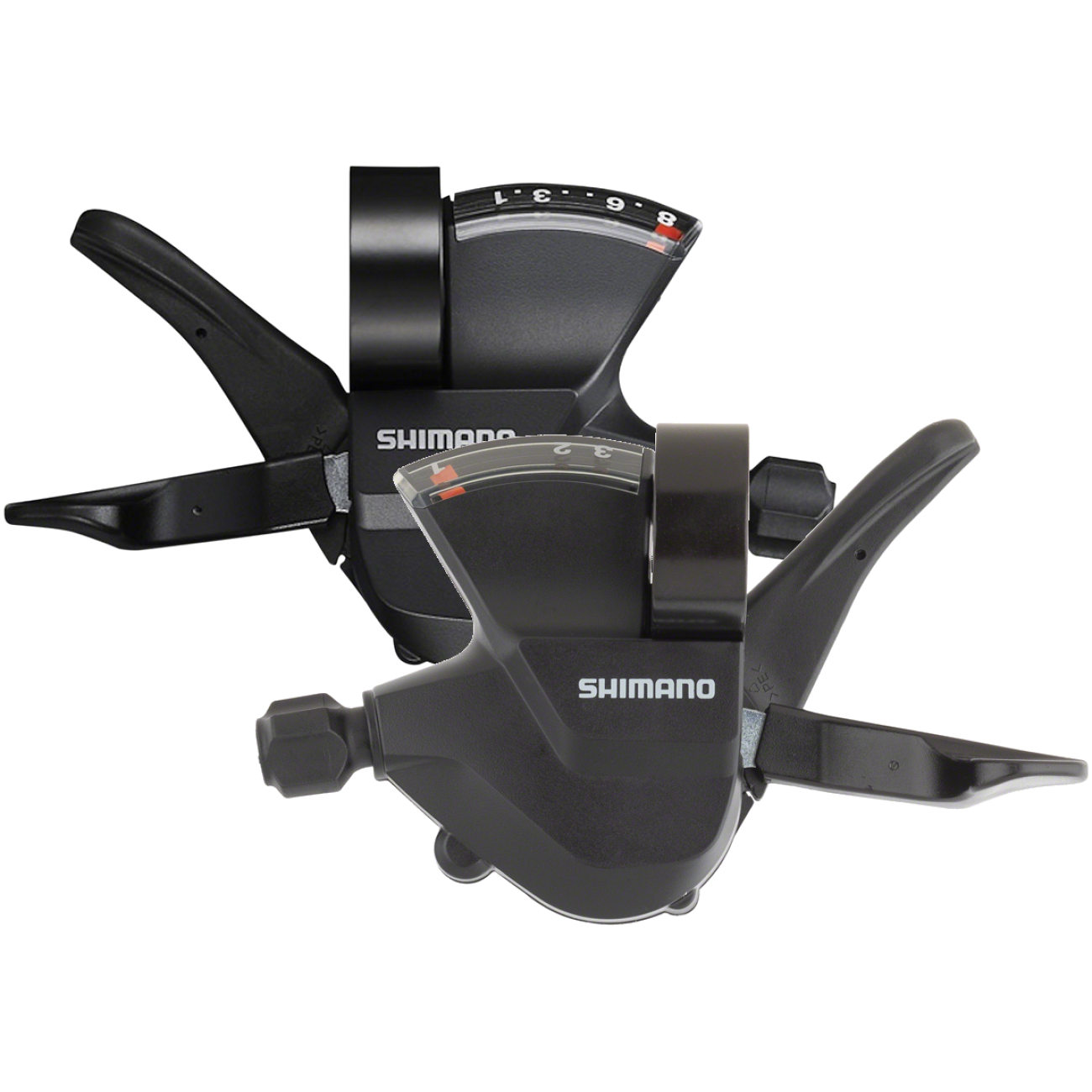 Shimano Altus 8/3-Speed Trigger Shifters Bundle Lightweight, Durable, Rapidfire Plus, Easy Cable Routing