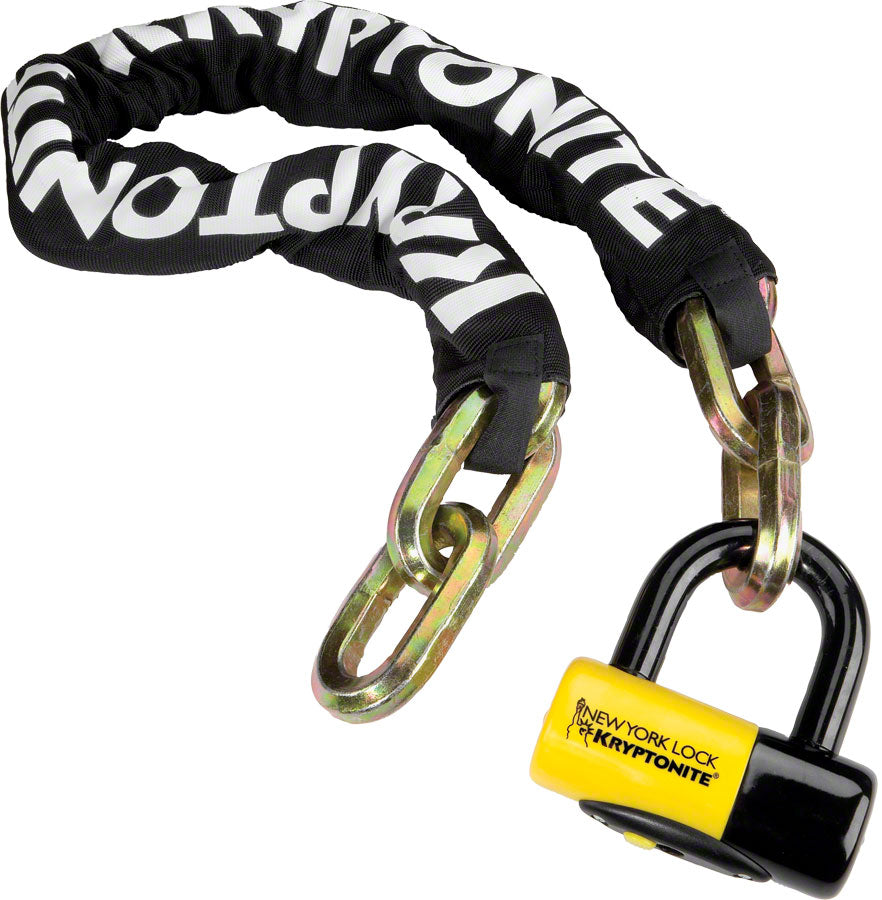 Kryptonite New York Fahgettaboudit Chain 1410 and Disc Lock Keyed 14mm x 100cm
