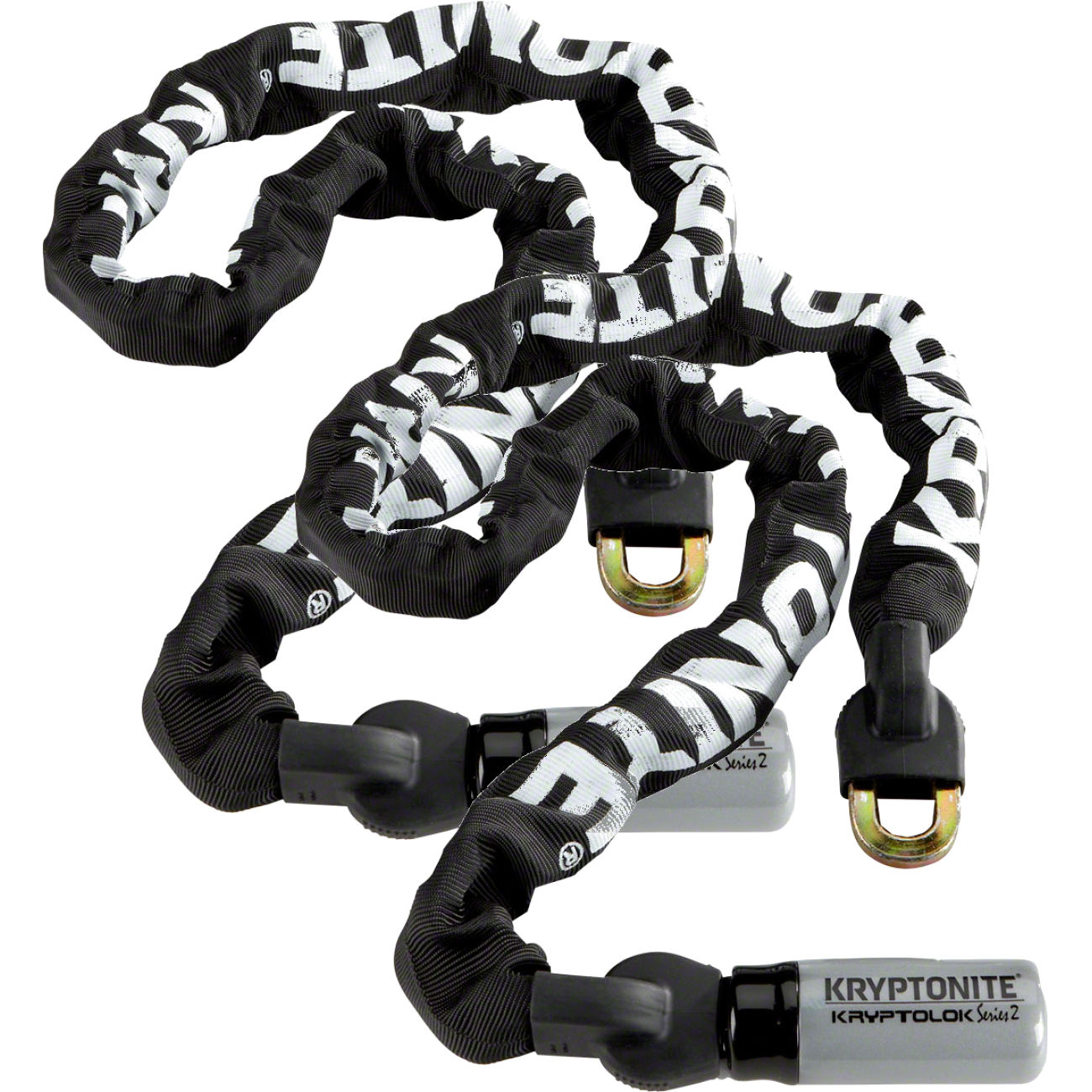 Kryptonite KryptoLok Series 2 120cm Keyed Chain Lock Durable 9mm Manganese Steel Bike Security