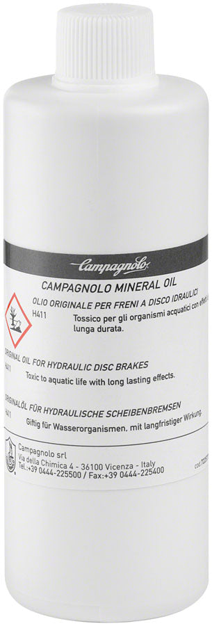 Campagnolo Hydraulic Brake Fluid & Mineral Oil – Non-Toxic, Water-Resistant, Skin-Friendly Lubricants for Precision Bicycle Braking Systems