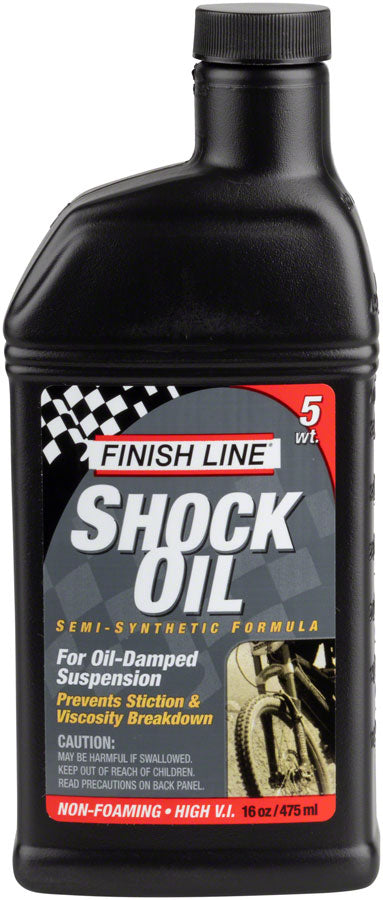 Finish Line Shock Oil 5 Weight 16oz Bicycle Suspension Fluid