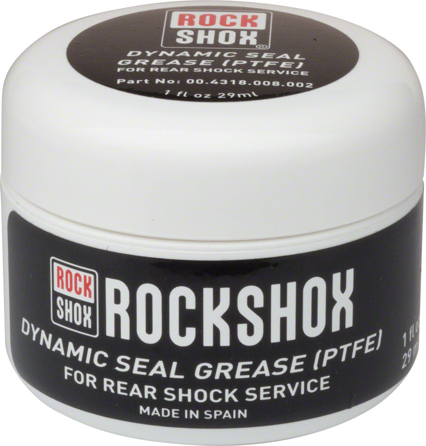 RockShox Dynamic Seal Grease PTFE for Rear Shock Service | High-Performance Bicycle Suspension Maintenance 1oz & 500ml