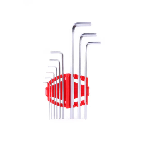 Model Rh-2029 Ronix 9PCS CRV Material Hex Allen Key Wrench Set with Frame