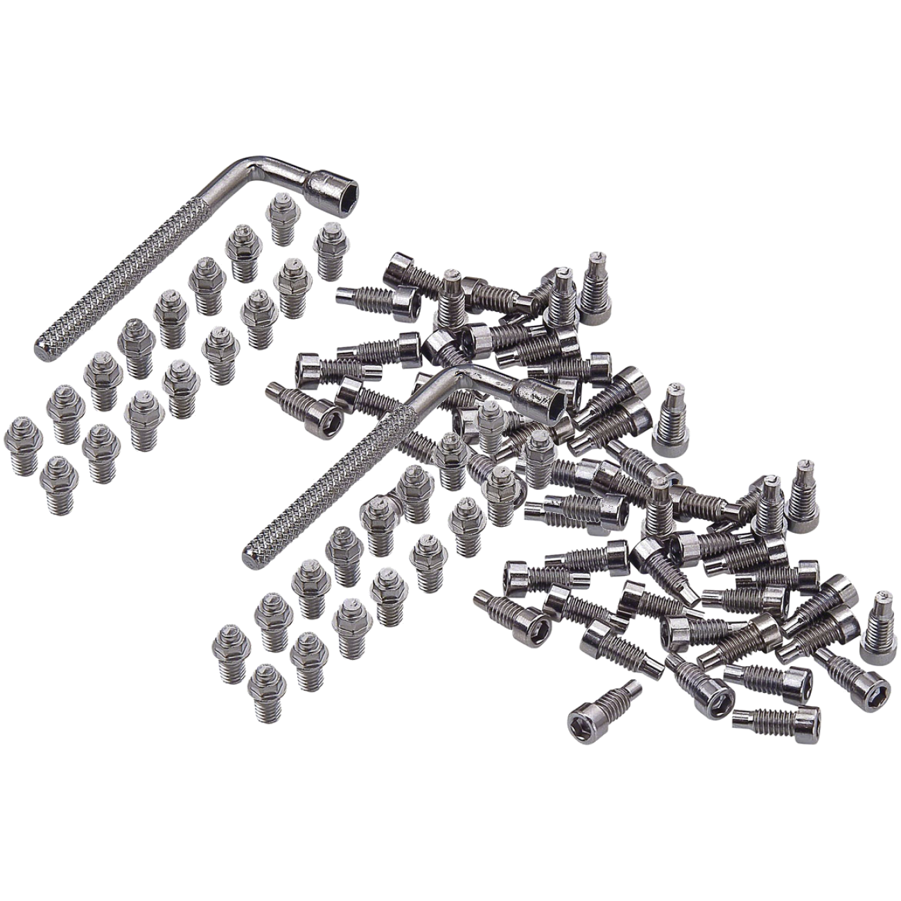 Spank Spike Oozy Spoon Mountain Bike Pedal Replacement Pin Kit Durable Alloy Pins, Enhanced Grip & Safety (36 Pins, Pack of 2)