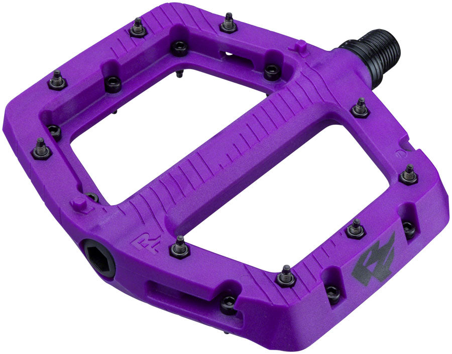 RaceFace Chester Pedals - Platform, Composite, 9/16", Large, Purple