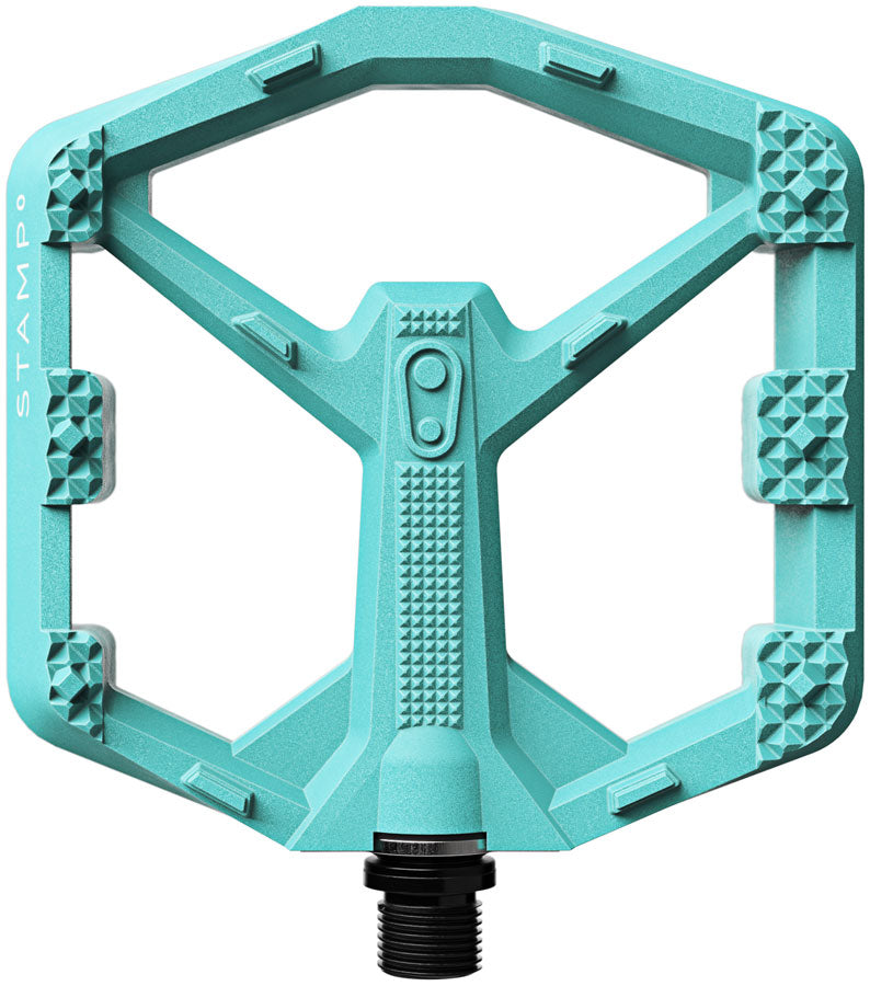Crankbrothers Stamp 0 Pedals - Platform, Aluminum, 9/16", Turquoise, Large