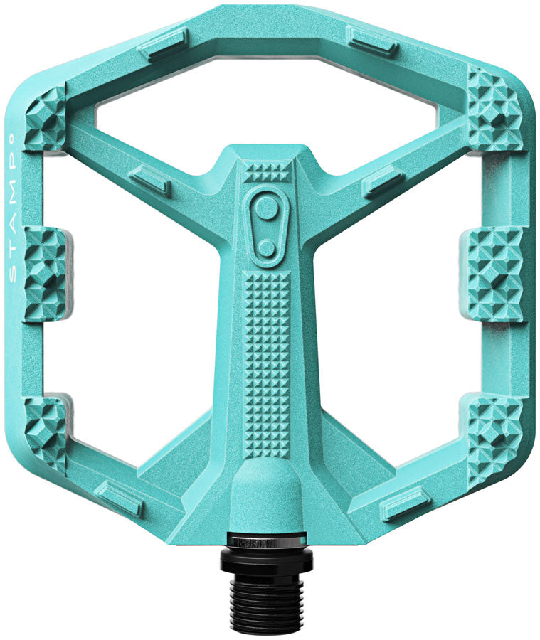 Crankbrothers Stamp 0 Pedals - Platform, Aluminum, 9/16", Turquoise, Small